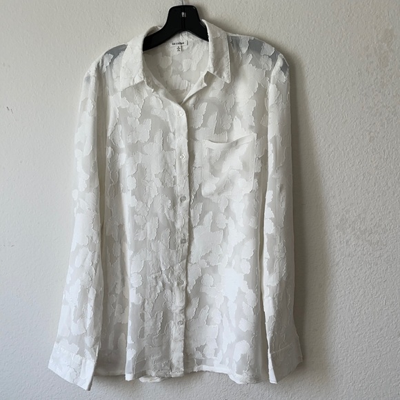 En Creme Tops - EN CREAM. Size S . Color white